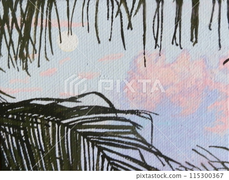 Moon in pink 115300367