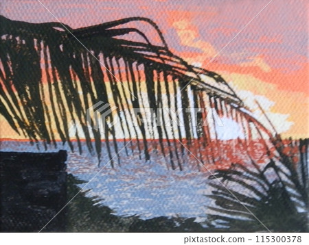 Meeting of the fronds 115300378