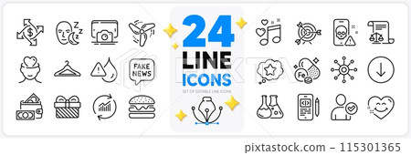 Icons set of Loyalty star, Iron and Legal documents line icons pack for app with Scroll down, Love music, Chemistry lab thin outline icon. Phone code, Sleep, Wind energy pictogram. Vector Icons set of Loyalty star, Iron and Legal documents line icons pack for app with Scroll down, Love music, Chemistry lab thin outline icon. Phone code, Sleep, Wind energy pictogram. Vector 115301365