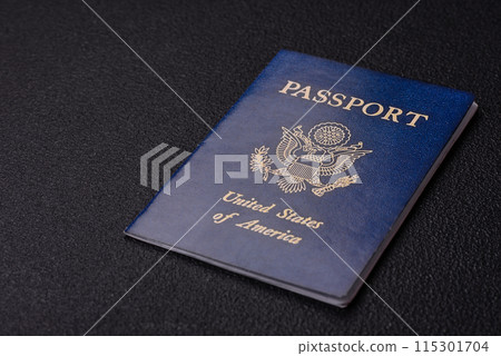 United States of America passport, airline tickets and money United States of America passport, airline tickets and money 115301704