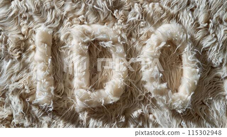 Wool Decentralized fundraising concept art poster. Wool Decentralized fundraising concept art poster. 115302948