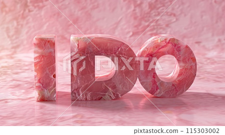 Rose Marble Decentralized fundraising concept art poster. 115303002