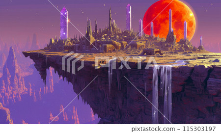 Amethyst Heights: Sunrise in the Sky City 115303197