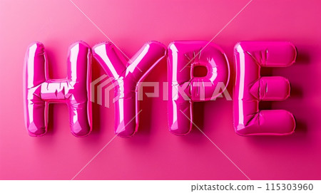 Pink Glossy Surface Social media hype concept art poster. Pink Glossy Surface Social media hype concept art poster. 115303960