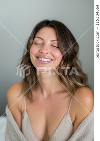 Joyful Revitalization: Female Ecstasy in Neutral Clinic Ambiance 115304064