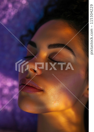 Afternoon Retreat: Capturing Calm in Lavender Hues 115304229