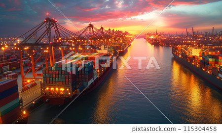 Maritime Hub: Innovations in Port Management 115304458