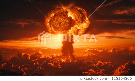 Explosive Fury: Atomic Bomb's Impact 115304560