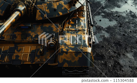 Strategic Style: Camouflage Dance on Black Metal 115304588