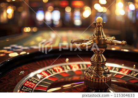 Roulette Wheel in Action: Place Your Bets Roulette Wheel in Action: Place Your Bets 115304633