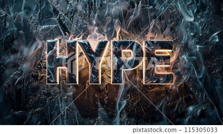 Black Marble Social media hype concept art poster. 115305033