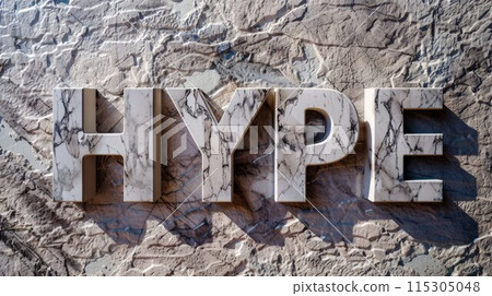 Beige Marble Social media hype concept art poster. 115305048