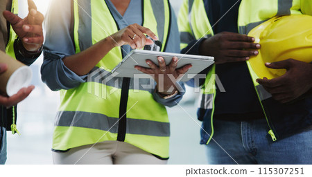 Planning, team and engineers browsing tablet for construction or project management with technology. Development, idea and people for contractor job or maintenance in modern office in Switzerland. Planning, team and engineers browsing tablet for construction or project management with technology. Development, idea and people for contractor job or maintenance in modern office in Switzerland. 115307251