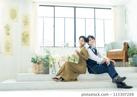 新娘婚禮新娘和新郎 新娘婚禮新娘和新郎 115307289