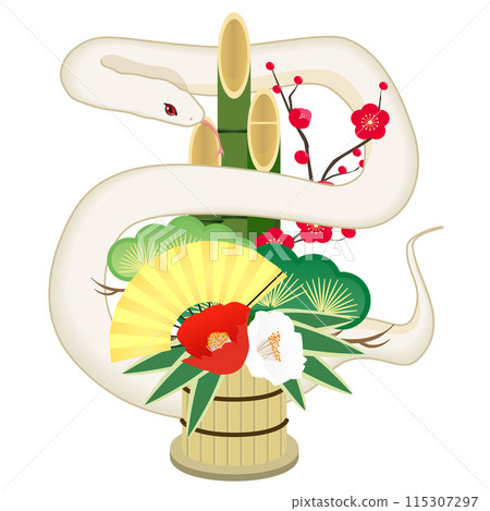 2025 New Year's card material 2025 New Year's card material 115307297