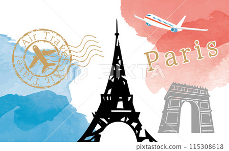 法國巴黎國旗圖 115308618