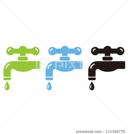 水龍頭圖標集 115308779