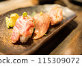 Meat sushi 115309072