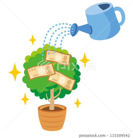 Watering the money tree Asset management Money Investment Watering the money tree Asset management Money Investment 115309542