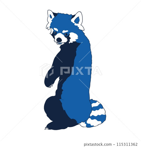 A healthy red panda playing A healthy red panda playing 115311362