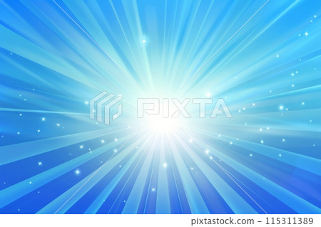 藍色幾何輻射背景 115311389
