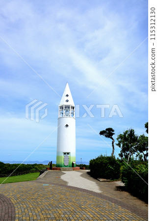 三浦半島、城島、粟崎燈塔風景 115312130