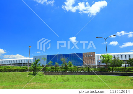 [熊本縣] 九州新幹線新玉名站南口晴空萬裡 115312614