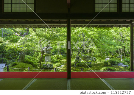 Kyoto Enkoji Temple - Beautiful fresh greenery at Jyugyu Garden 115312737