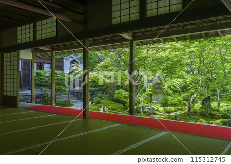 京都、圓光寺、翠綠美麗的十生庭園 115312745