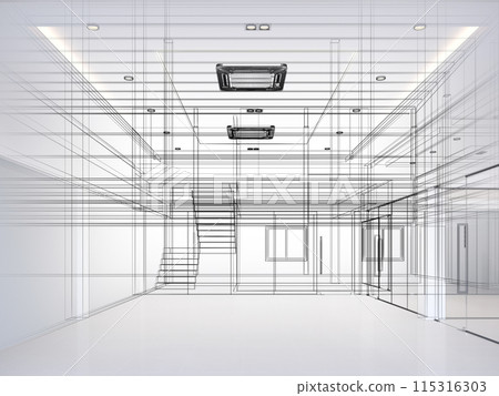 modern empty room interior design, 3d rendering modern empty room interior design, 3d rendering 115316303