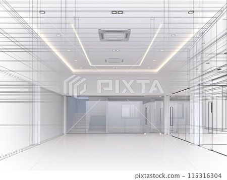 modern empty room interior design, 3d rendering modern empty room interior design, 3d rendering 115316304