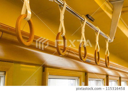 Pattern of wooden interior equipment of railway car 115316458