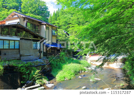 [Kumamoto Prefecture] Kurokawa Onsen on a sunny day 115317287