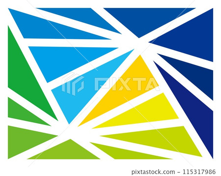 Geometric pattern, triangle, gradation Geometric pattern, triangle, gradation 115317986