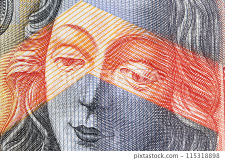 Madonna at Levoca church from Slovak money Madonna at Levoca church from Slovak money 115318898