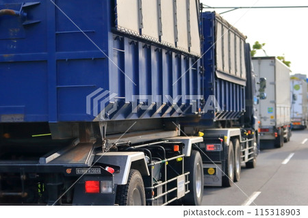 Double connected truck image Double connected truck image 115318903