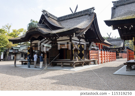 Osaka/Sumiyoshi Taisha Shrine's Third Main Shrine (photographed on April 9, 2024) Osaka/Sumiyoshi Taisha Shrine's Third Main Shrine (photographed on April 9, 2024) 115319250
