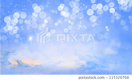 blue sky and clouds 115320708