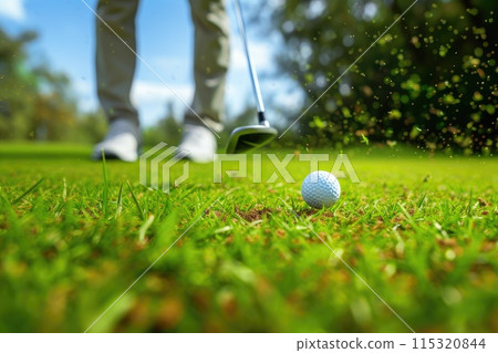 Elevate Your Game: Golfing in Picturesque Greens 115320844