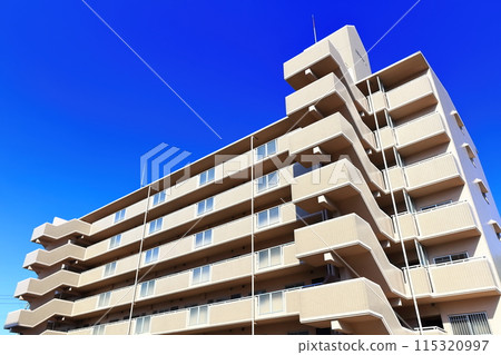 出租公寓和住宅區的形象 出租公寓和住宅區的形象 115320997