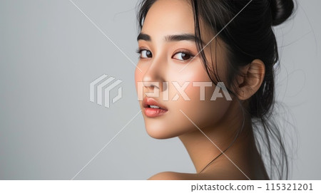 Radiant Simplicity: Clean Beauty in a Subtle Side Profile Radiant Simplicity: Clean Beauty in a Subtle Side Profile 115321201