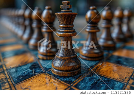 Elegant Battles: Chessboard Warfare 115321586