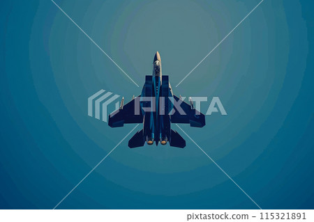 Upward Velocity: Fast Flight into the Azure Canvas 115321891