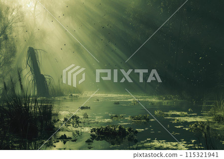Emerald Utopia: Techno-Swamp Horizon Emerald Utopia: Techno-Swamp Horizon 115321941