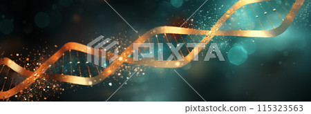 DNA基因螺旋体图片 115323563