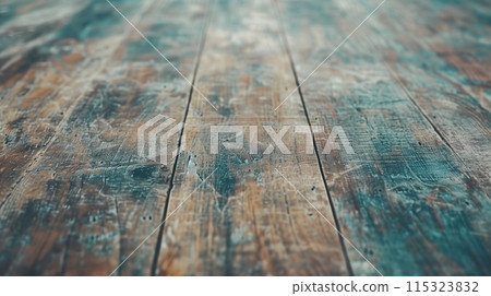 Vintage Turquoise Wooden Texture 115323832