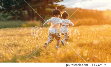 Boys Running 115324940