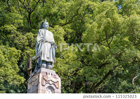 照國神社的島津齊晃銅像 115325023