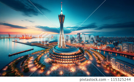 [橫濱市] 橫濱海洋塔形象 115325244