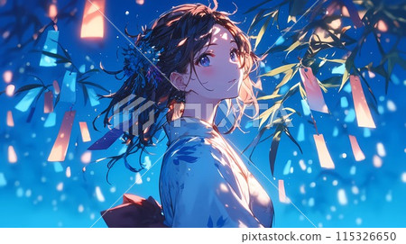 七夕節上引人注目的女人 115326650